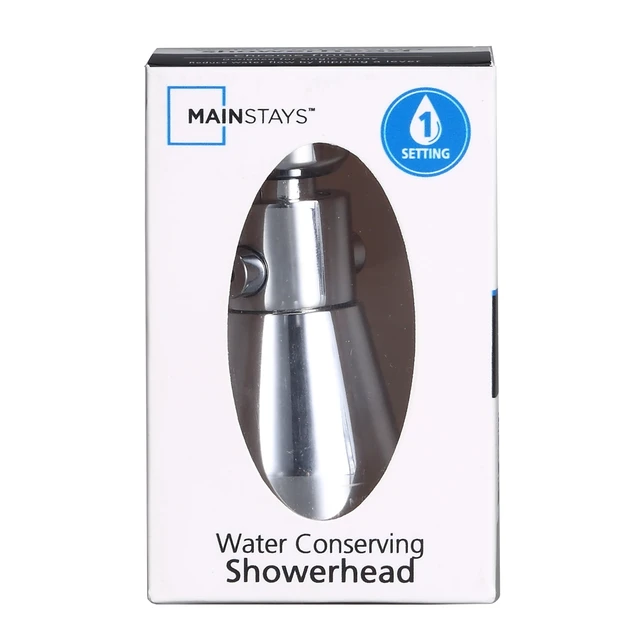 Alt view image 3 of 6 - Mainstays Water Conserving Showerhead in Chrome