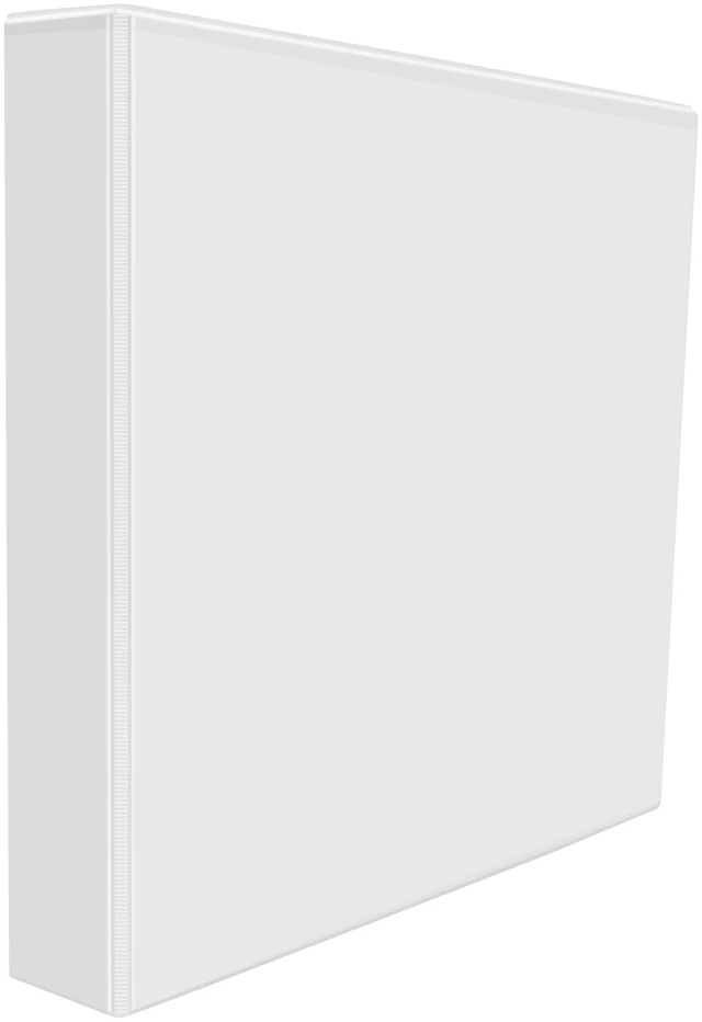 Alt view image 2 of 6 - Pen+Gear Durable View 3-Ring Binder, 1.5 in Slanted D-Rings, White, 6 Pack