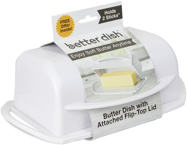 Main image of Better Dish Butter Dish with Flip Top lid