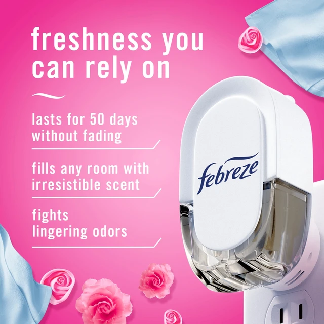 Alt view image 5 of 6 - Febreze Plug in Air Freshener Scented Oil Refill, Downy April Fresh, 3 Count