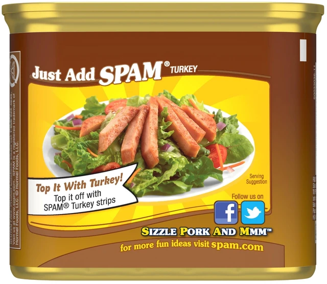 Alt view image 2 of 5 - (3 pack) SPAM Oven Roasted Turkey, 12 oz Can