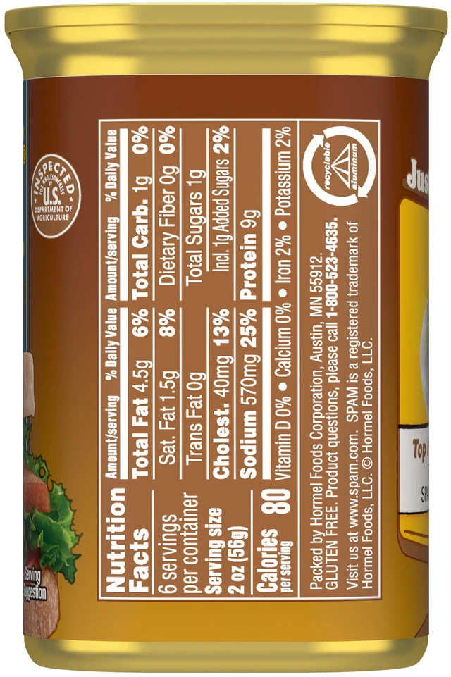 Alt view image 5 of 5 - (3 pack) SPAM Oven Roasted Turkey, 12 oz Can