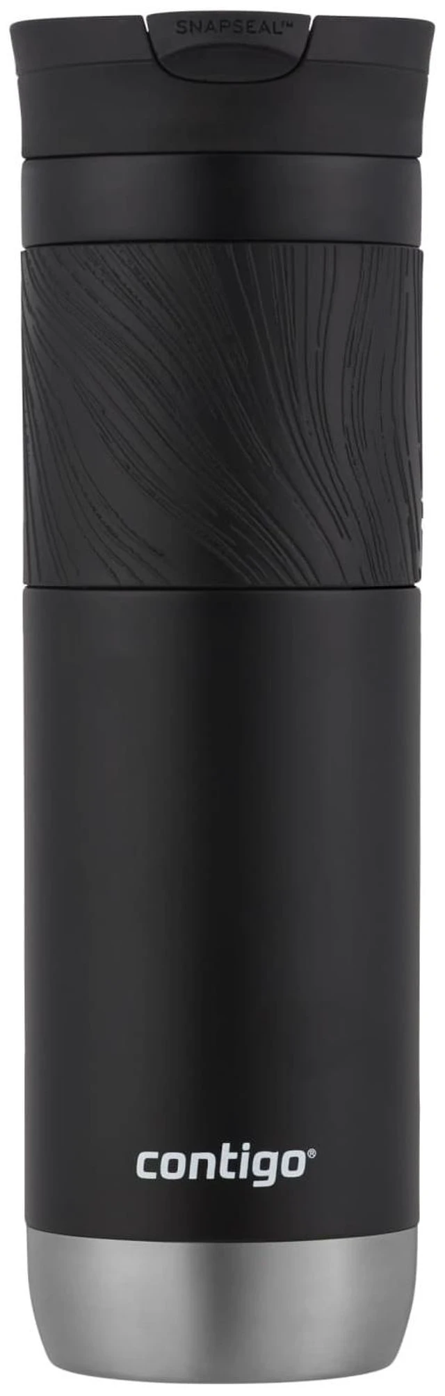 Main image of Contigo Byron 2.0 Stainless Steel Travel Mug with SNAPSEAL Lid and Grip in Black, 24 fl oz.