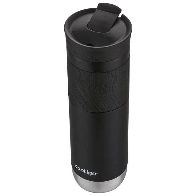 Alt view image 2 of 4 - Contigo Byron 2.0 Stainless Steel Travel Mug with SNAPSEAL Lid and Grip in Black, 24 fl oz.