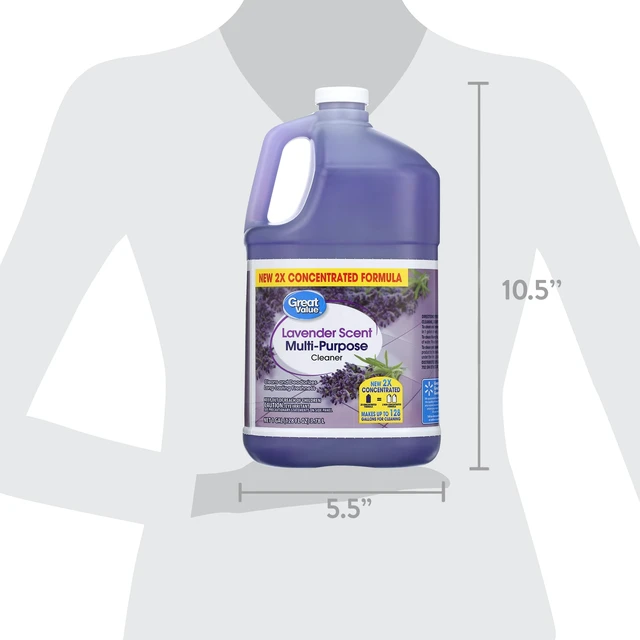 Alt view image 3 of 6 - Great Value Multi Purpose Cleaner, Lavender Scent, 128 fl oz