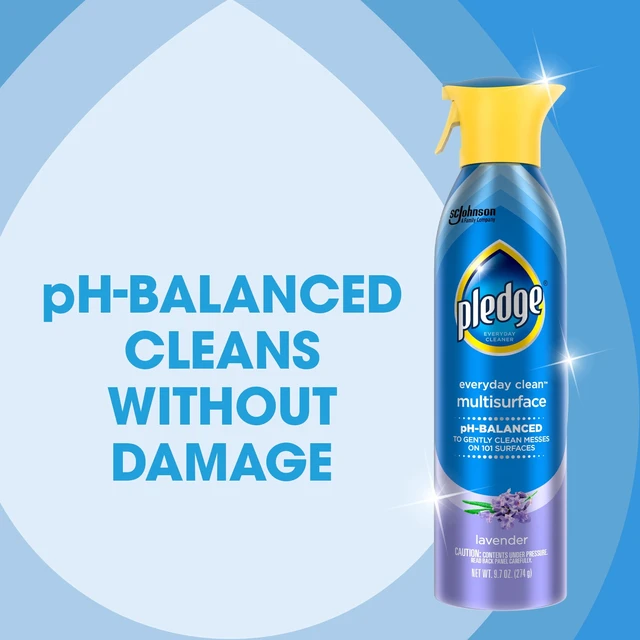 Alt view image 2 of 5 - Pledge Everyday Cleaner Multi Surface, Aerosol, Lavender Scent, 9.7 oz