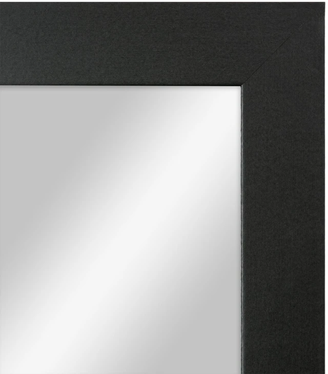 Alt view image 6 of 6 - Mainstays Over-the-Door Rectangular Mirror, Black, 14.25 in x 50.45 in