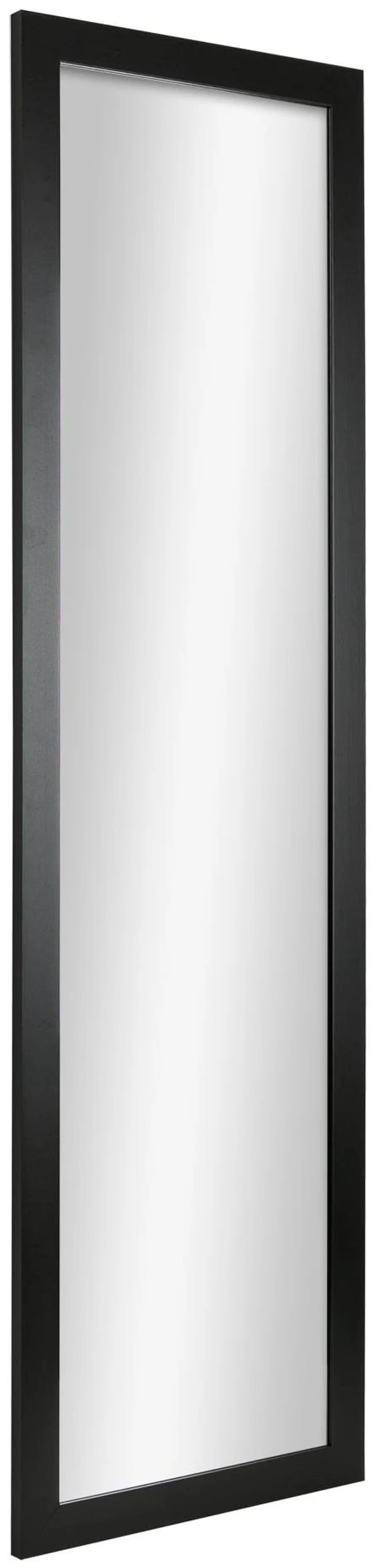 Alt view image 5 of 6 - Mainstays Over-the-Door Rectangular Mirror, Black, 14.25 in x 50.45 in