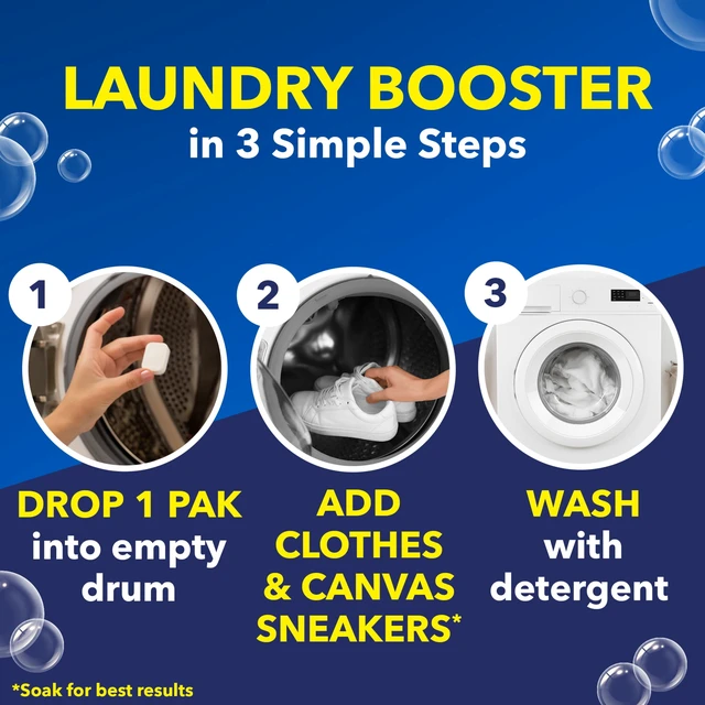 Alt view image 2 of 5 - OxiClean White Revive Laundry Whitener and Laundry Stain Remover Power Paks, 24 Count