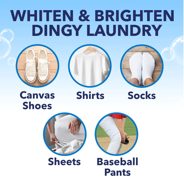 Alt view image 5 of 5 - OxiClean White Revive Laundry Whitener and Laundry Stain Remover Power Paks, 24 Count