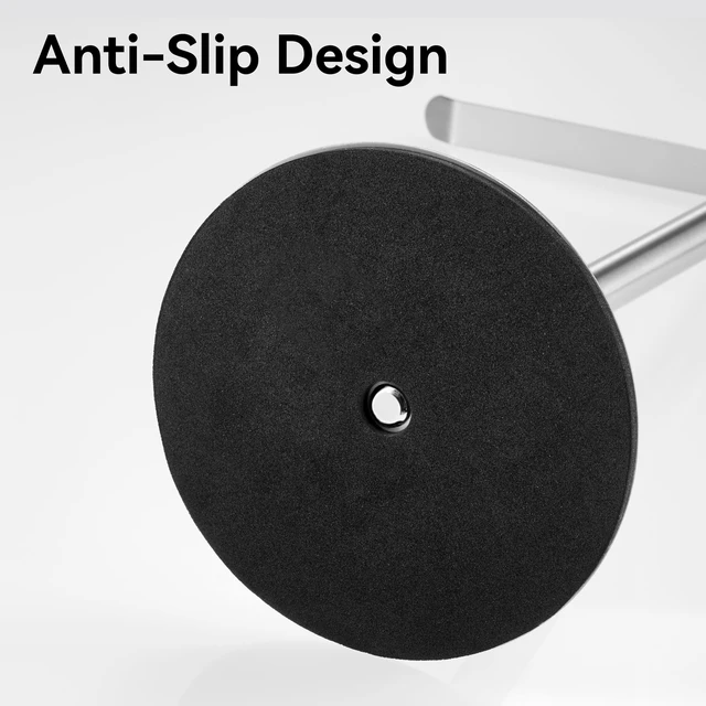 Alt view image 3 of 7 - Silver T-Shaped Hand Towel Holder, Stainless Steel