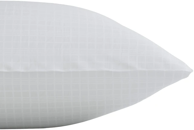 Alt view image 2 of 6 - (2 pack) Mainstays Comfort Complete Bed Pillow, Standard/Queen, White- All Positions Antimicrobial
