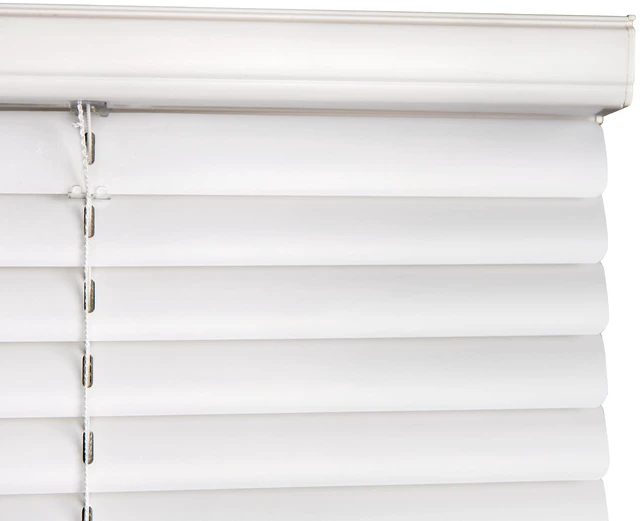 Alt view image 2 of 6 - Mainstays Cordless Vinyl Light Filtering Window Blinds, 1 in Slats, White, 1-Piece, 30 in W x 64 in L
