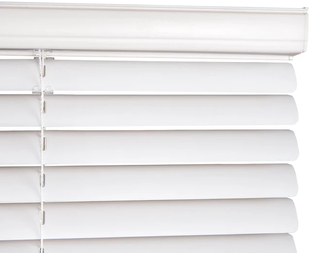 Alt view image 4 of 6 - Mainstays Cordless Vinyl Light Filtering Window Blinds, 1 in Slats, White, 1-Piece, 30 in W x 64 in L