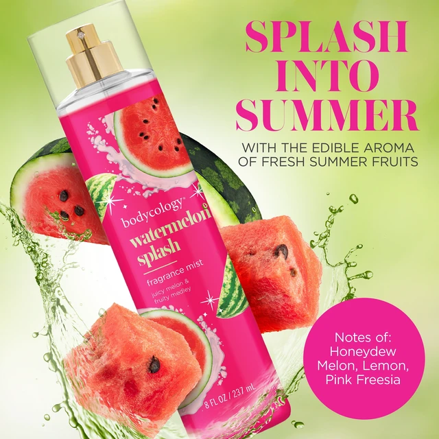 Alt view image 6 of 6 - Bodycology Long-Lasting Fragrance Body Mist, Watermelon Splash, 8 fl oz