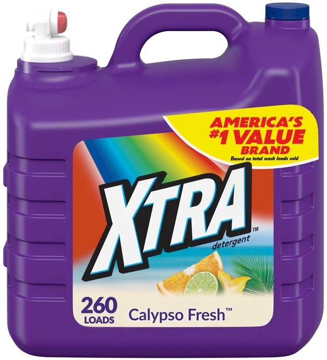 Main image of Xtra Liquid Laundry Detergent Soap, Calypso Fresh Scent, 312 fl oz, 260 Loads
