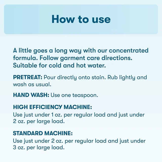 Alt view image 4 of 5 - ECOS Hypoallergenic Liquid Laundry Detergent for Sensitive Skin, Free & Clear, 120 Loads, 110oz