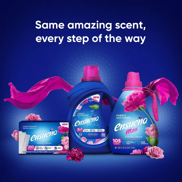 Alt view image 6 of 7 - Ensueño Max Liquid Fabric Softener, Spring Fresh Scent, 300 Loads, 304 fl oz