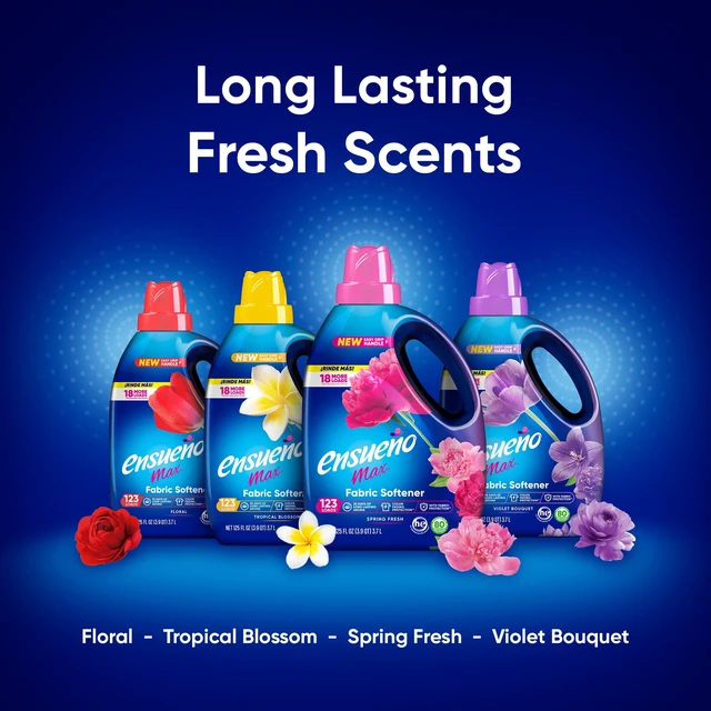Alt view image 3 of 7 - Ensueño Max Liquid Fabric Softener, Spring Fresh Scent, 300 Loads, 304 fl oz
