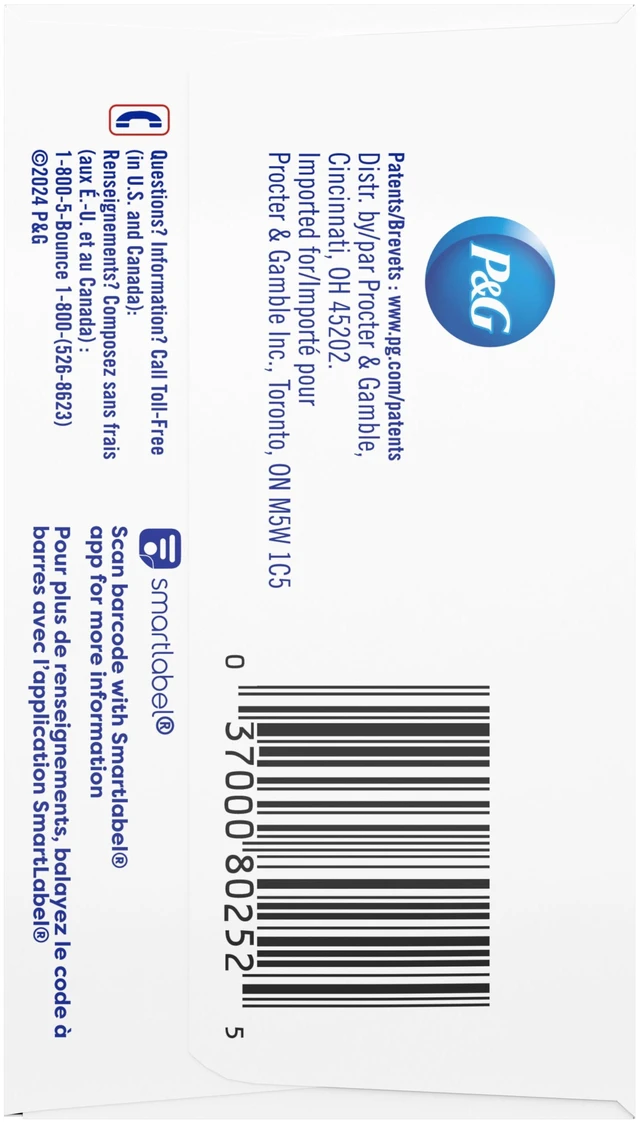 Alt view image 5 of 6 - Bounce Free & Gentle Fabric Softener Dryer Sheets, Unscented, 120 Count