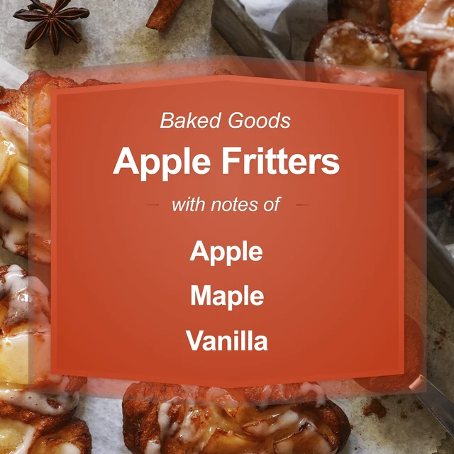 Alt view image 5 of 6 - Mainstays Apple Fritters Single-Wick Scented Glass Jar Candle, 20 oz