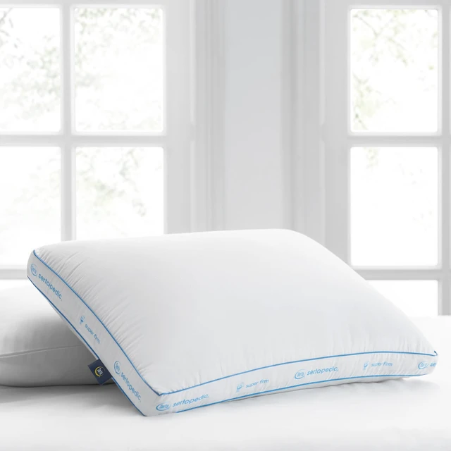 Alt view image 2 of 5 - Sertapedic Extra Firm Standard/Queen Bed Pillow, Hypoallergenic