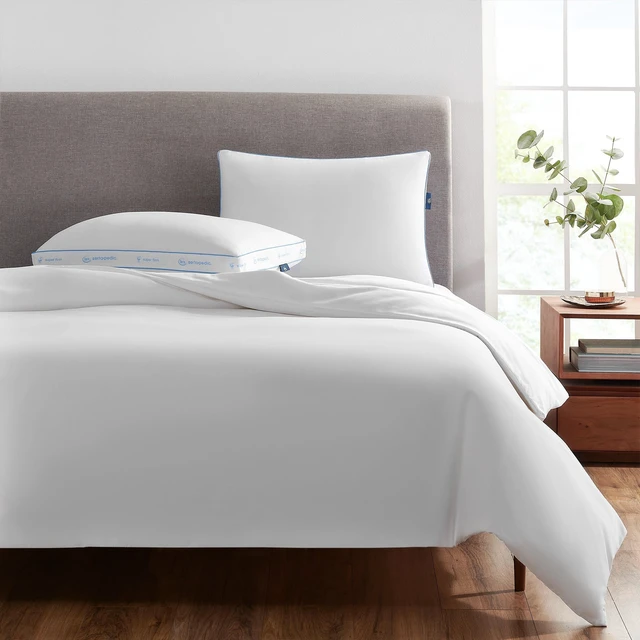Alt view image 3 of 5 - Sertapedic Extra Firm Standard/Queen Bed Pillow, Hypoallergenic