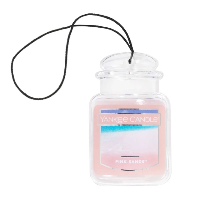 Alt view image 2 of 5 - Yankee Candle Car Jar Ultimate Pink Sands Scent, Hanging Car Air Freshener, 1 Count