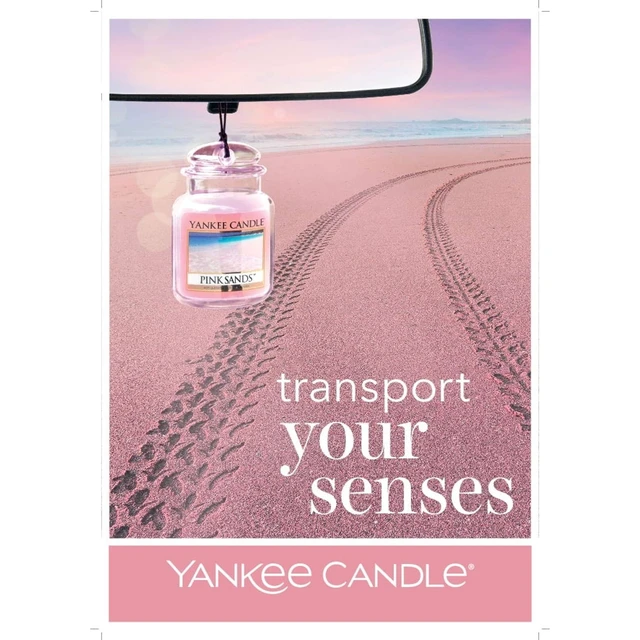 Alt view image 5 of 5 - Yankee Candle Car Jar Ultimate Pink Sands Scent, Hanging Car Air Freshener, 1 Count