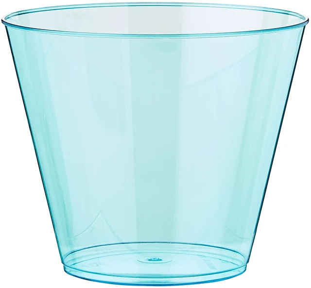 Alt view image 3 of 5 - Way To Celebrate Disposable Plastic Cups, Blue, 8.79 fl oz, 24 Count