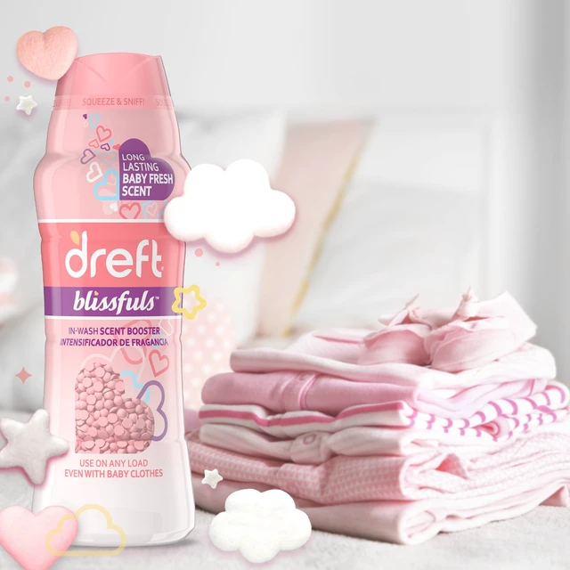 Alt view image 5 of 6 - Dreft Baby Blissfuls Laundry Scent Booster Beads, Baby Fresh Scent, 5 oz