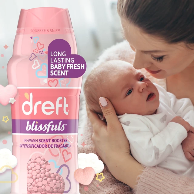 Alt view image 6 of 6 - Dreft Baby Blissfuls Laundry Scent Booster Beads, Baby Fresh Scent, 5 oz