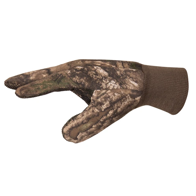 Alt view image 5 of 7 - Realtree APX Men's Jersey Hunting Gloves