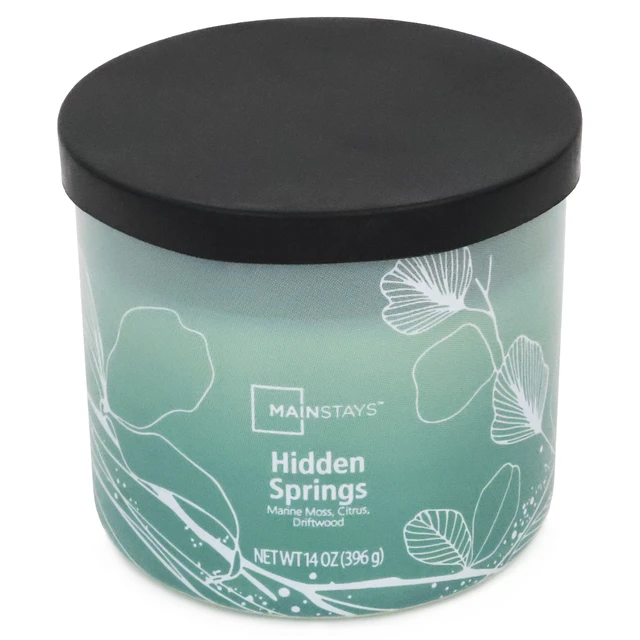 Alt view image 6 of 6 - Mainstays 3-Wick Ombre Wrap Hidden Springs Candle, 14-Ounce