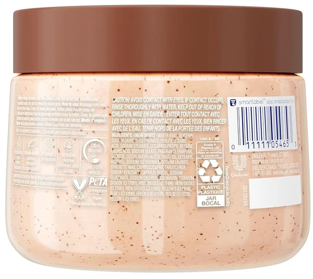 Alt view image 5 of 6 - Dove Exfoliating Body Scrub, Brown Sugar & Coconut Butter, 15 oz