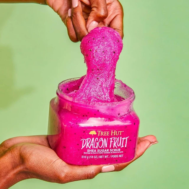 Alt view image 4 of 6 - Tree Hut Dragon Fruit Body Scrub, Exfoliating Sugar Scrub, Vegan, 18 Oz