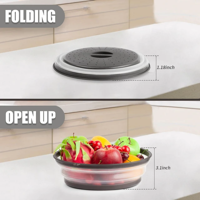 Alt view image 2 of 6 - Microwave Splatter Cover & Silicone Mat, 10inch