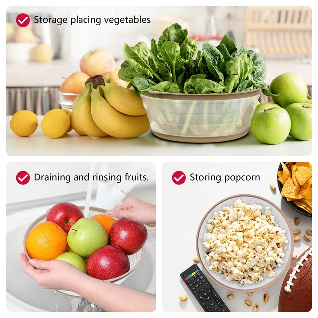 Alt view image 2 of 6 - WVM Microwave Splatter Cover Vented for Food with Hook Hole, Splatter Guard & Colander Kitchen Gadget for Food, Meal Prep, Beige, M(11"x3.26")-Pack of 1