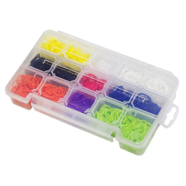 Alt view image 3 of 6 - Akro-Mils 05705 Plastic Portable Parts Storage Case for Hardware and Crafts with Hinged Lid and 4 Adjustable Dividers, (8-3/8-Inch x 5-Inch x 1-5/8-Inch), Small, Clear