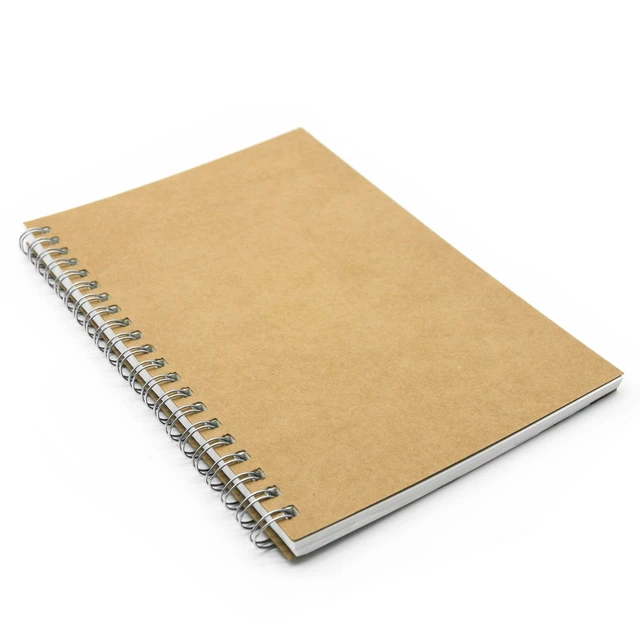 Alt view image 4 of 7 - DSTELIN Soft Cover Spiral Notebook Journal, Coofficer Blank Sketch Book Pad, Wirebound Memo Notepads Diary Notebook Planner with Unlined Paper, 100 Pages/ 50 Sheets, 7.5 "x 5.1" (Brown)