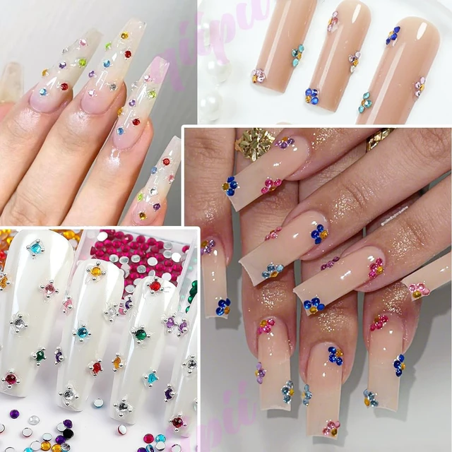 Alt view image 7 of 7 - qiipii 24 Color 2mm Small Crystal Resin Rhinestones for Bedazzling Crafting SS6 Tiny Flatback Stones Colorful Gems Diamonds Charms for Nails Eyes Face Makeup Tumblers Bottles DIY Crafts Clothes Shoes