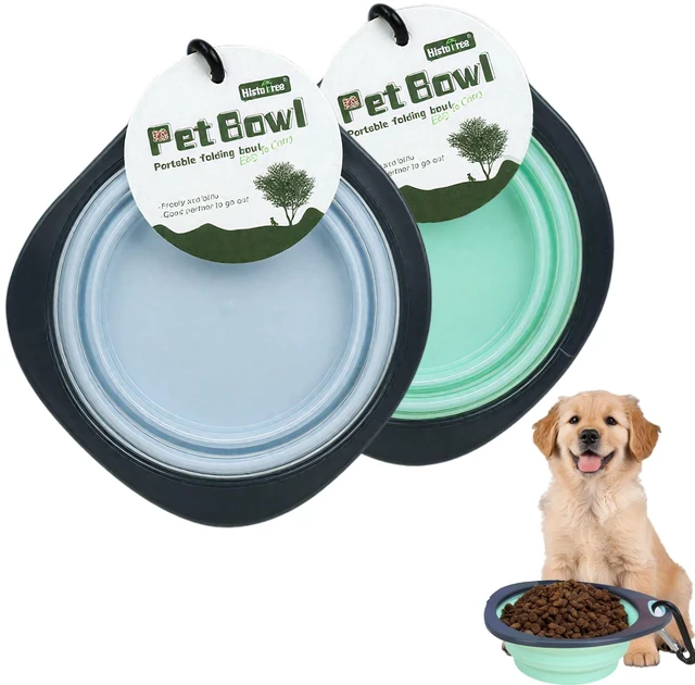 Main image of Collapsible Dog Bowls,Portable Dog Water Bowl,Travel Dog Bowls