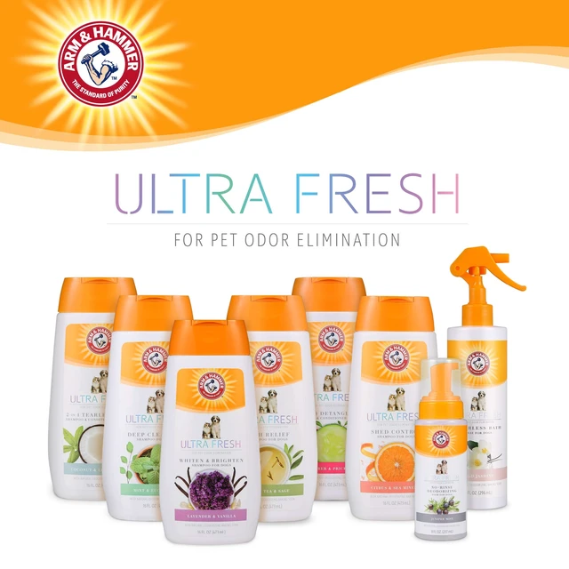 Alt view image 2 of 6 - Arm & Hammer Ultra Fresh Waterless Dog Bath Spray, White Jasmine, 10 Fl Oz