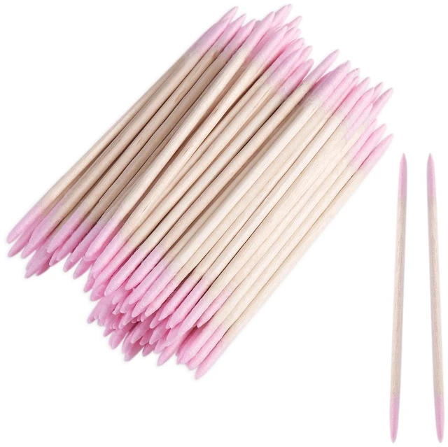 Main image of 200pcs Pointed Tip Cotton Swabs with Wooden Sticks