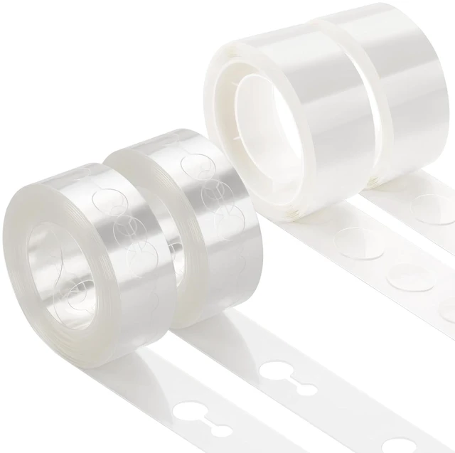 Main image of KICNIC Balloon Arch Strip Kit, 32.8 ft Tape Strips, 200 Glue Point Dots