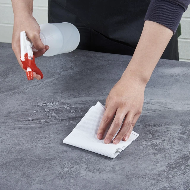 Alt view image 3 of 6 - Restaurantware Multifold Paper Towels 250 Pack of 9.5 x 9.25 Inch Absorbent Hand Drying Towels Spill Cleaning Disposable White