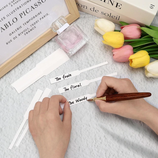 Alt view image 3 of 7 - 200PCS Fragrance Test Strips,White Perfume Essential Oils Paper Test Strip