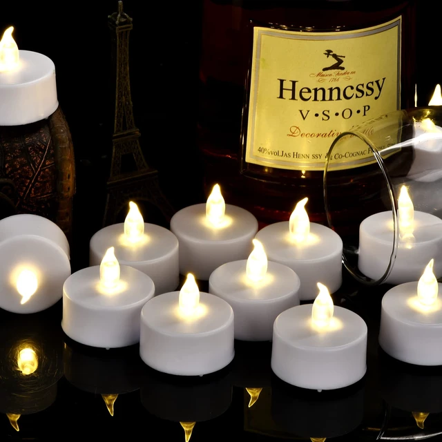 Alt view image 2 of 5 - Battery Operated LED Tea Lights Flameless Electric Candles 24PACK
