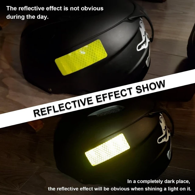 Alt view image 2 of 5 - PSLER 36 PCS Reflective Stickers for Car Bike Helmet Mailbox Bag 3 Colors