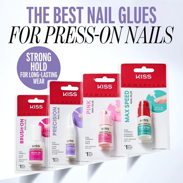 Alt view image 2 of 6 - Kiss PowerFlex Nail Glue for Press Ons, Super Strong,Fast Dry Precision Tip